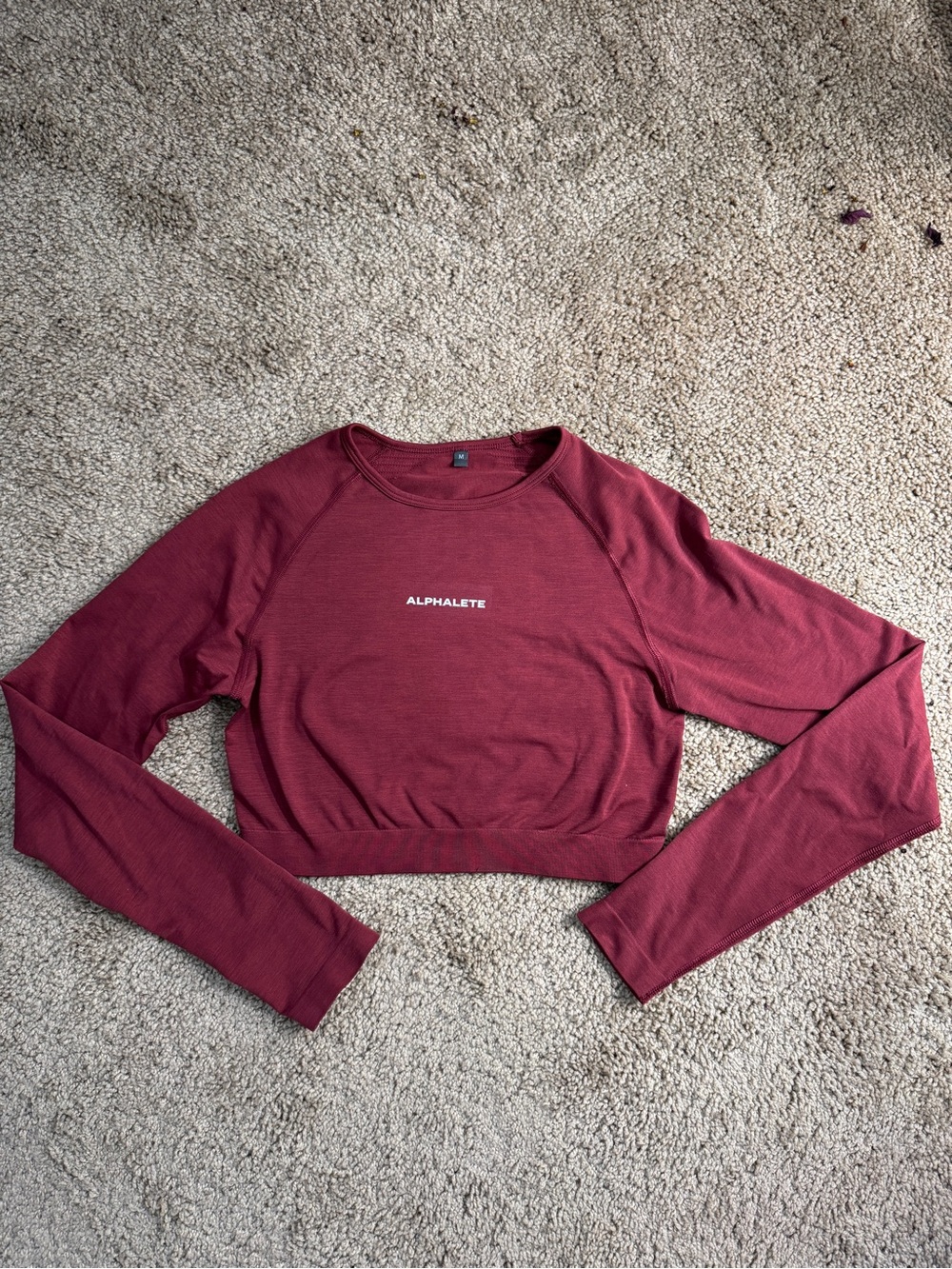 Alphalete Amplify Crop top - deep red